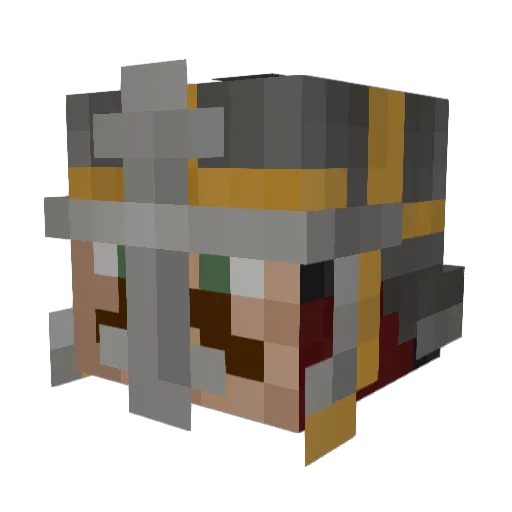staffmuted35 Minecraft avatar head, 3D render
