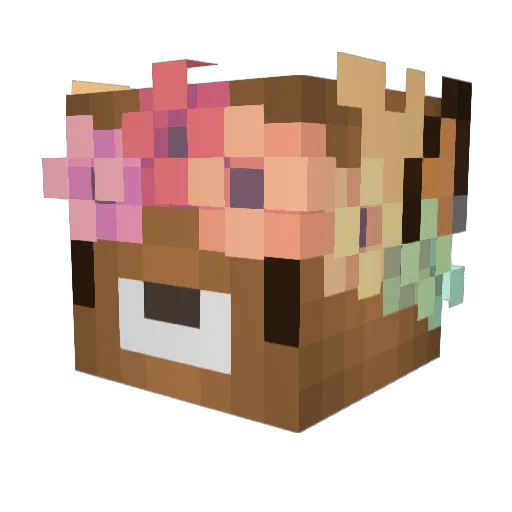stagchilde Minecraft avatar head, 3D render