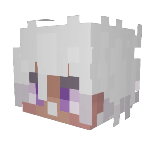 stageplay Minecraft avatar head, 3D render