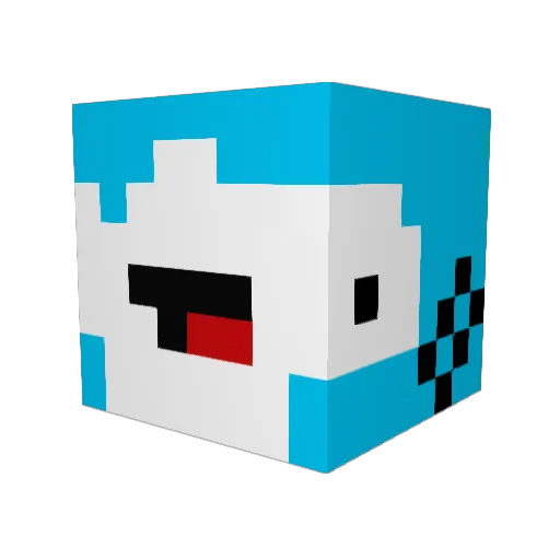 stahlol Minecraft avatar head, 3D render
