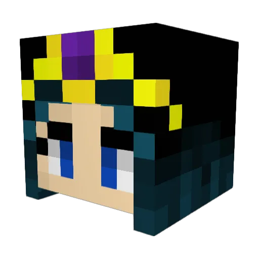 staisha Minecraft avatar head, 3D render