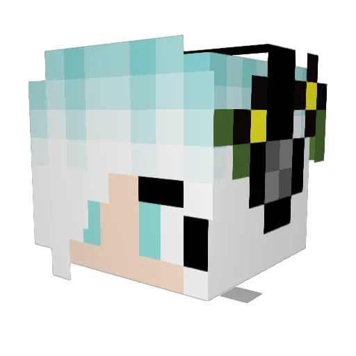 stalia12 Minecraft avatar head, 3D render