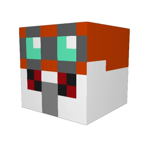 stalowy123 Minecraft avatar head, 3D render