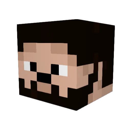 stamo Minecraft avatar head, 3D render