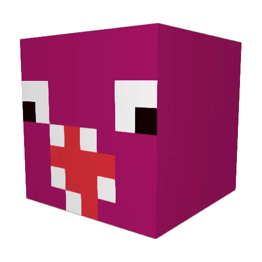 stampy1505 Minecraft avatar head, 3D render