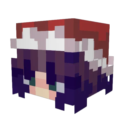 stanbea Minecraft avatar head, 3D render