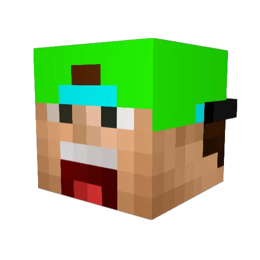 stanboy100 Minecraft avatar head, 3D render