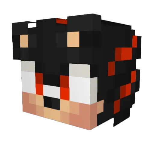 stancedaltima Minecraft avatar head, 3D render