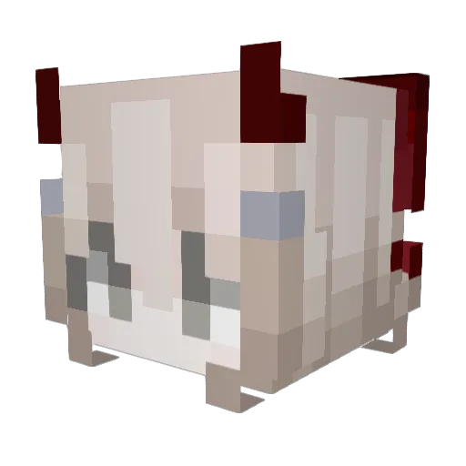 stand1027 Minecraft avatar head, 3D render