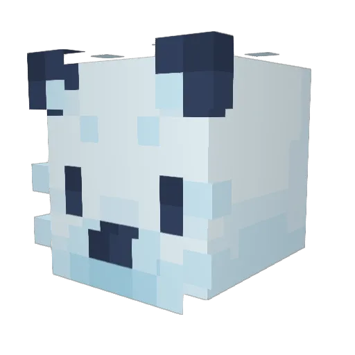 stanfionaapple Minecraft avatar head, 3D render