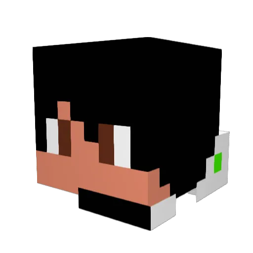 stangasinger Minecraft avatar head, 3D render