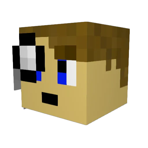 stangeby Minecraft avatar head, 3D render
