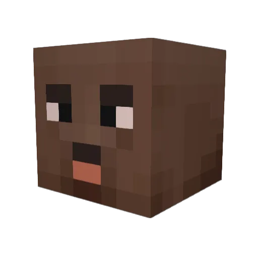 stanthesheep Minecraft avatar head, 3D render