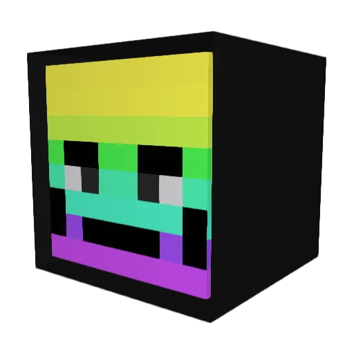 stanwullens Minecraft avatar head, 3D render