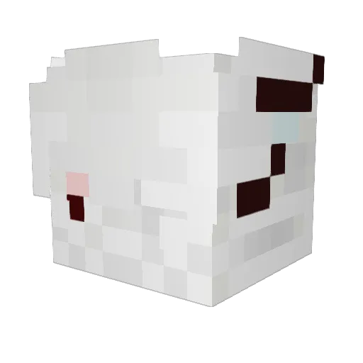 staplol Minecraft avatar head, 3D render