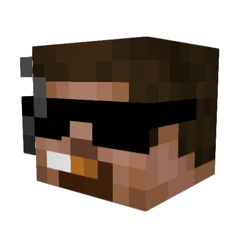 stapp_ Minecraft avatar head, 3D render
