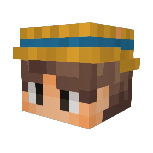 star00209 Minecraft avatar head, 3D render