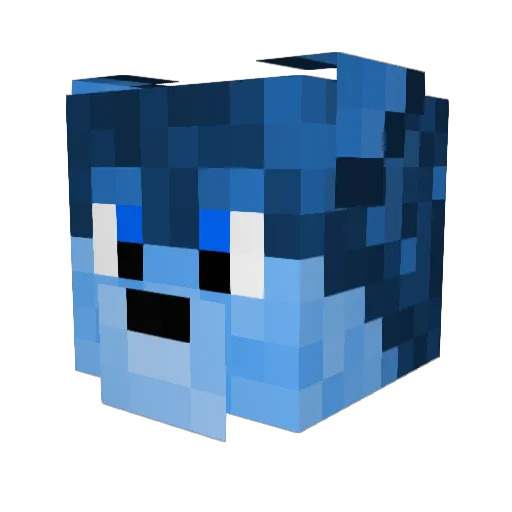 star2435 Minecraft avatar head, 3D render
