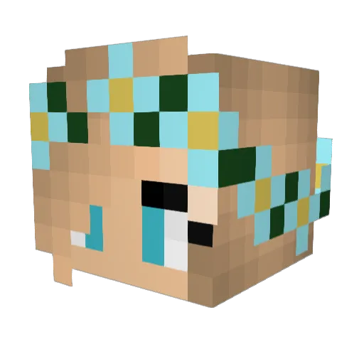 star4367 Minecraft avatar head, 3D render