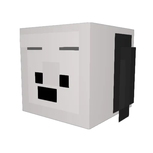 star6151 Minecraft avatar head, 3D render