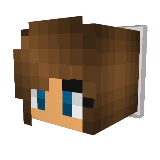 star7989 Minecraft avatar head, 3D render