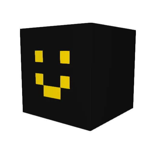 star845 Minecraft avatar head, 3D render