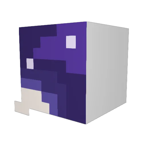 starSLAB1 Minecraft avatar head, 3D render