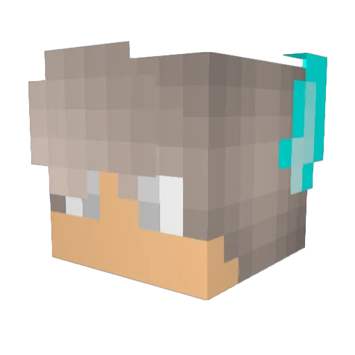 star_galaxy098 Minecraft avatar head, 3D render