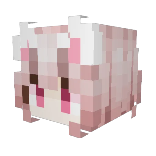 star_m0 Minecraft avatar head, 3D render