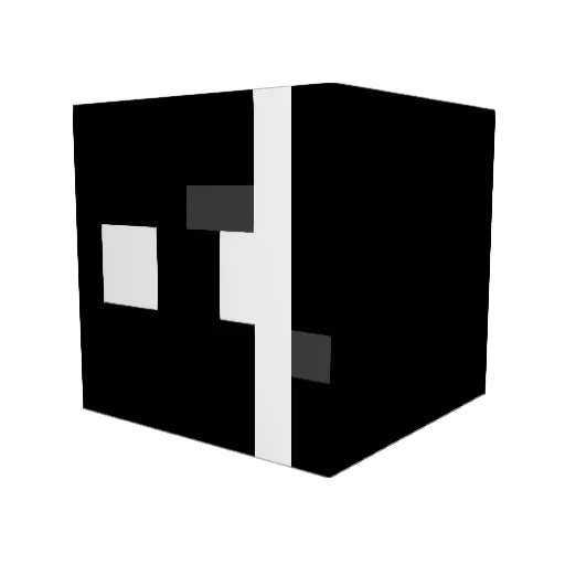 starade Minecraft avatar head, 3D render