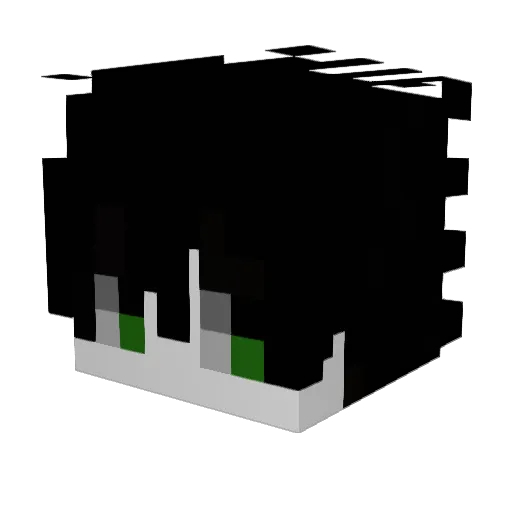 staramix Minecraft avatar head, 3D render