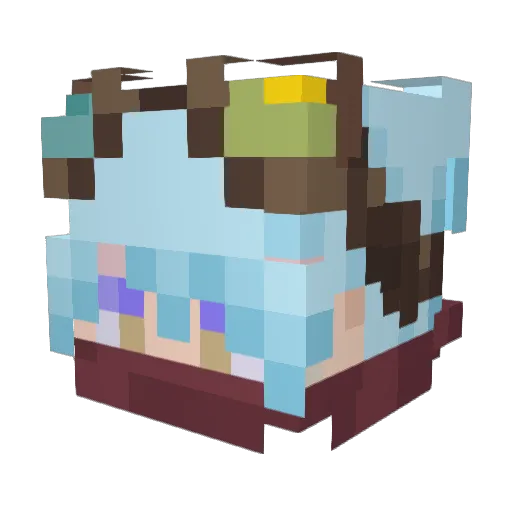 starbeen04 Minecraft avatar head, 3D render