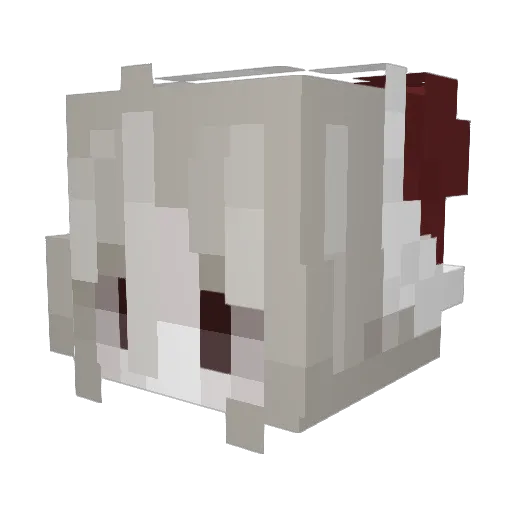 starboyviktor Minecraft avatar head, 3D render
