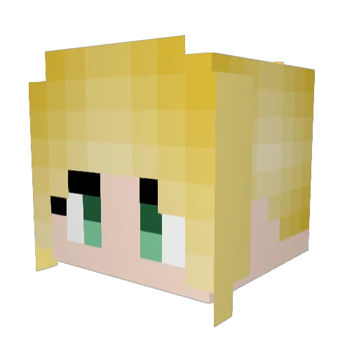 starcaller15 Minecraft avatar head, 3D render