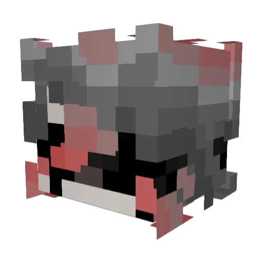 starcani_loves Minecraft avatar head, 3D render