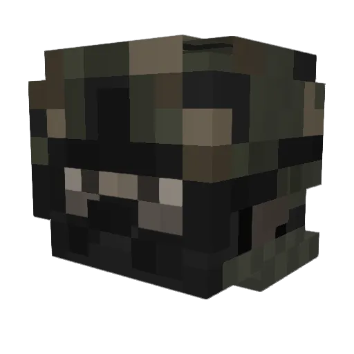 starch70 Minecraft avatar head, 3D render