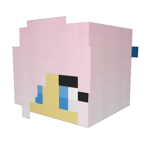 starchick42 Minecraft avatar head, 3D render