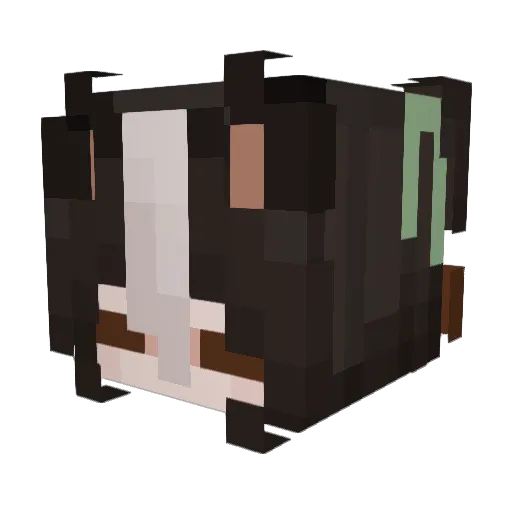 starchuri Minecraft avatar head, 3D render