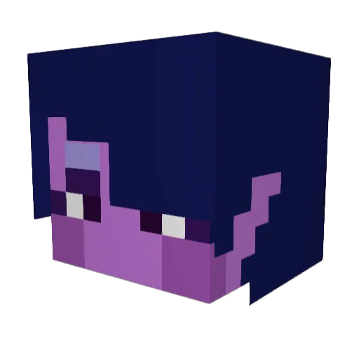 starconjurer Minecraft avatar head, 3D render