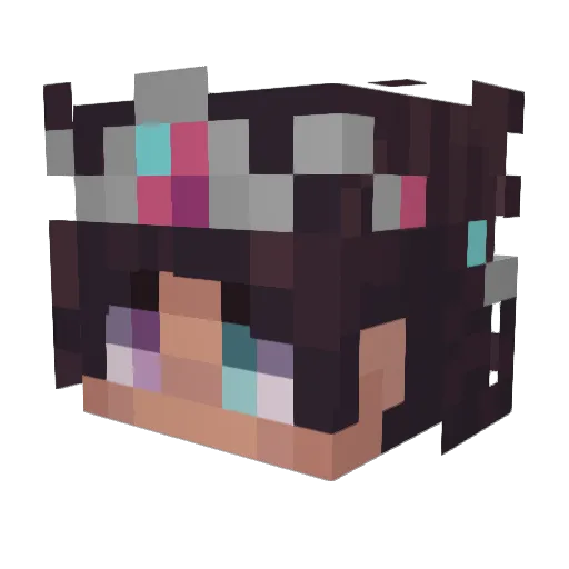 stardip Minecraft avatar head, 3D render