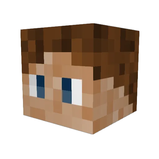 starenAbi Minecraft avatar head, 3D render
