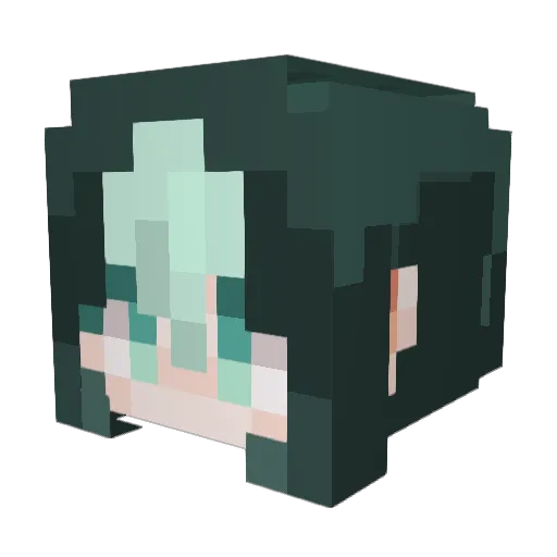 stareve Minecraft avatar head, 3D render