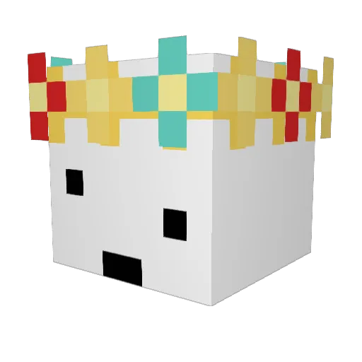 starfait_39 Minecraft avatar head, 3D render