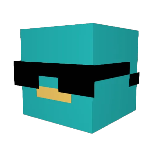 starfi_ Minecraft avatar head, 3D render