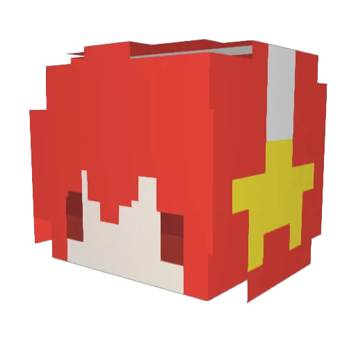 starfruitmc0 Minecraft avatar head, 3D render