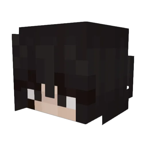 stargirlnterlude Minecraft avatar head, 3D render