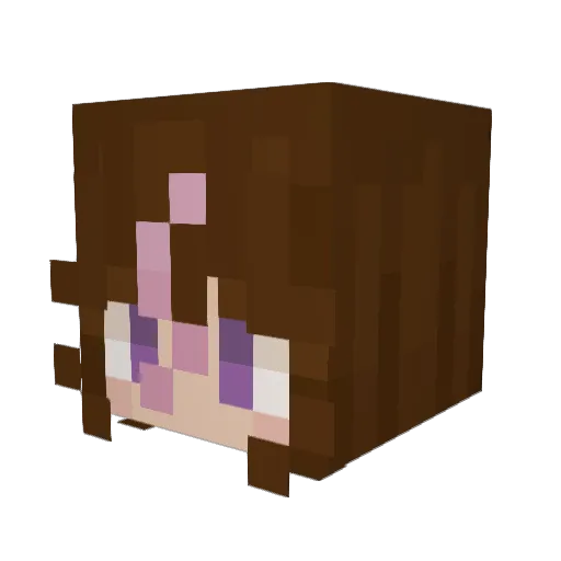 stariivy Minecraft avatar head, 3D render