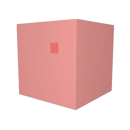 staringatspace Minecraft avatar head, 3D render