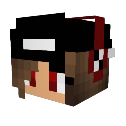 starjal22 Minecraft avatar head, 3D render