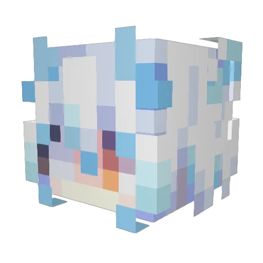 starjumpXY2334 Minecraft avatar head, 3D render